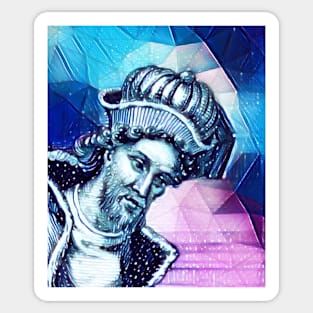 Dionysius of Halicarnassus Portrait | Dionysius of Halicarnassus Artwork 13 Sticker